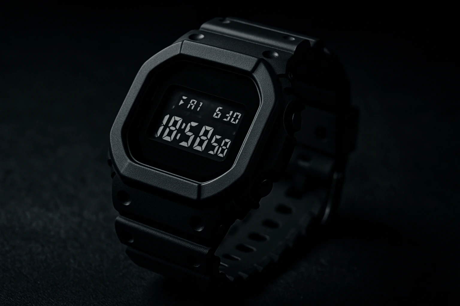 G-SHOCKの代表的なモデルをイメージしたデジタル腕時計の写真