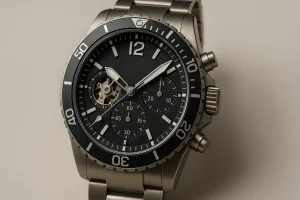 ブライトリングの代表的モデルをイメージした高級機械式腕時計の写真