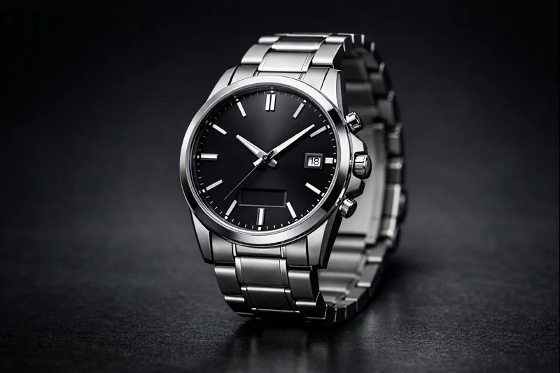 カシオ リニエージの評判を総合的に解説するためのビジネスシーンでの着用イメージ