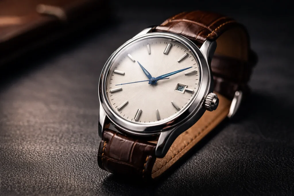 セイコー プレザージュの魅力が伝わるクラシックな機械式腕時計のイメージ