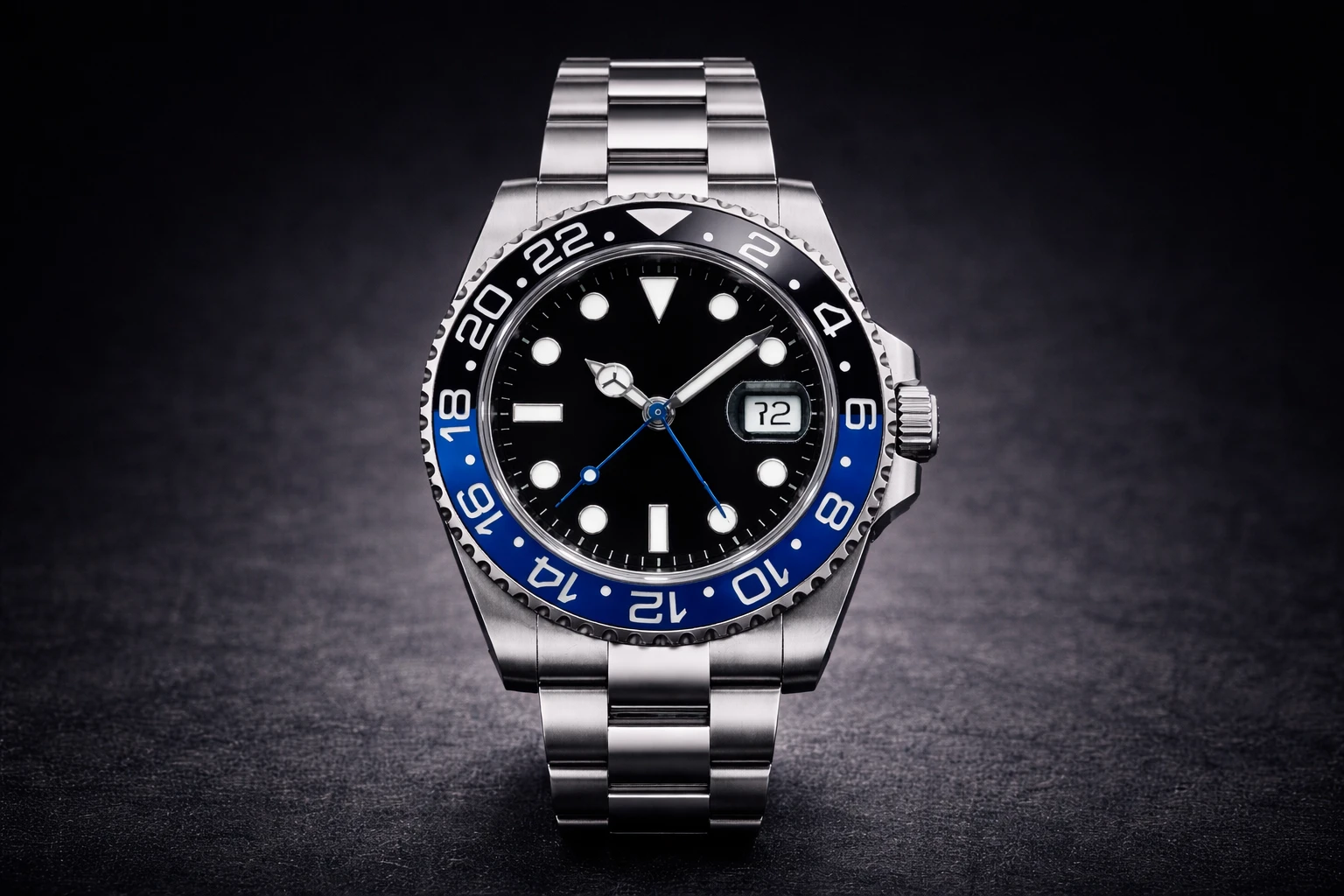 GMTマスター2バットマンの外観と高級感が伝わるアイキャッチ画像